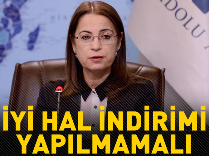 İyi hal indirimi yapılmamalı