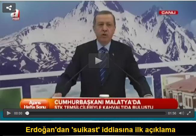 Erdoğan’dan ’suikast’ iddiasına ilk açıklama