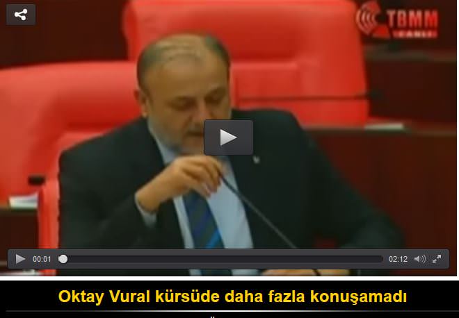 Oktay Vural daha fazla konuşamadı