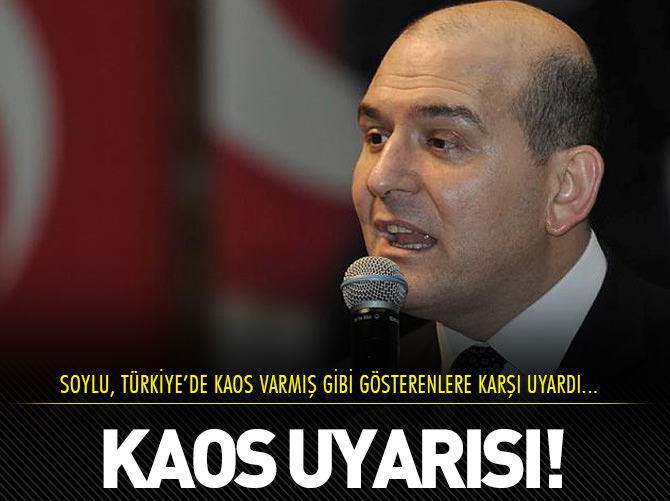 Kaos tablosu uyarısı!