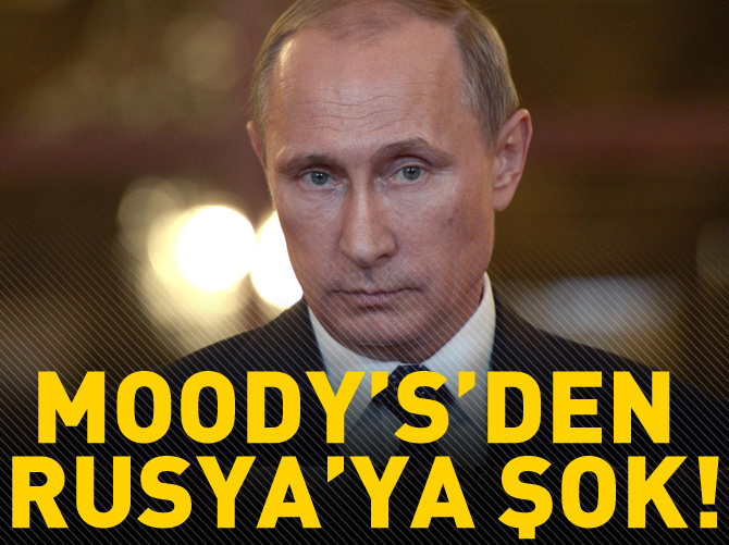 Moody's Rusya'nın kredi notunu düşürdü