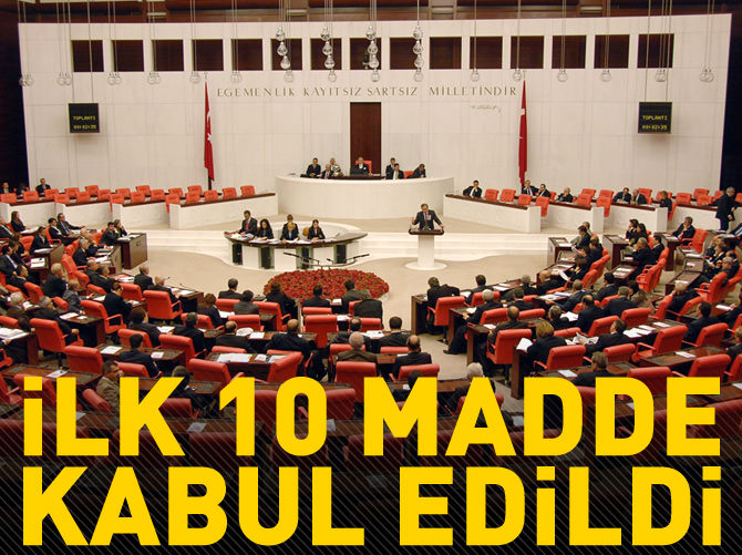 İç güvenlik paketinde 10 madde kabul edildi