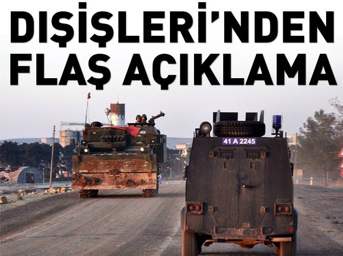 Dışişleri Bakanlığı'ndan Süleyman Şah açıklaması