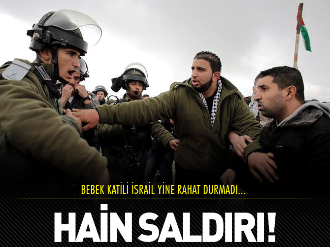 İsrail'den hain saldırı!