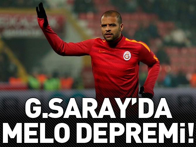 G.Saray'da Melo depremi!