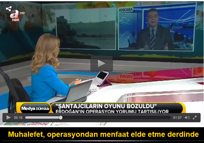 Muhalefet, operasyondan menfaat elde etme derdinde