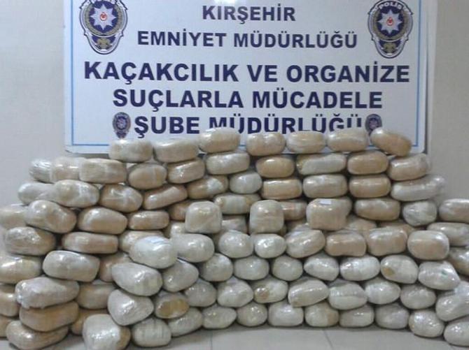 Polisin aracından çıkanlar şoke etti!
