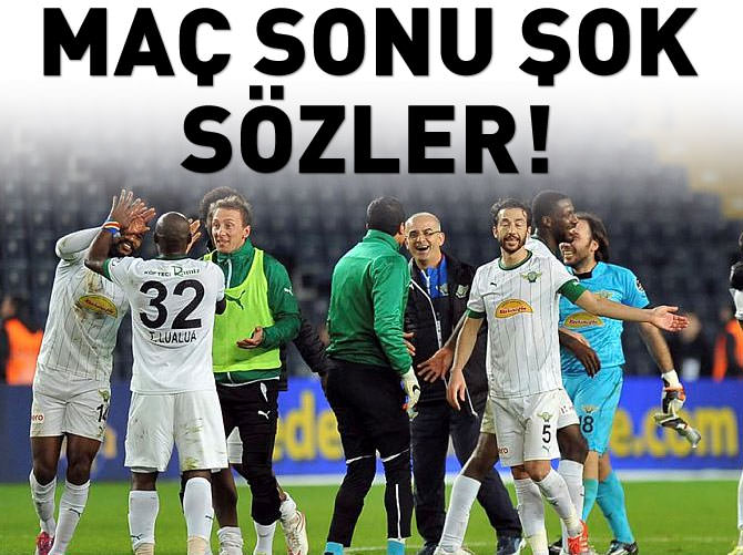 Kadıköy'de maç sonu şok sözler!