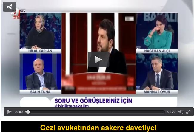 ’Gezi’ avukatından darbe çağrısı