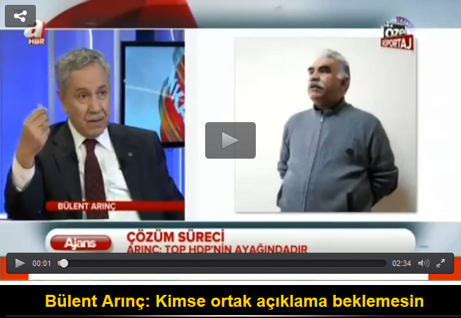 Bülent Arınç: Kimse ortak açıklama beklemesin