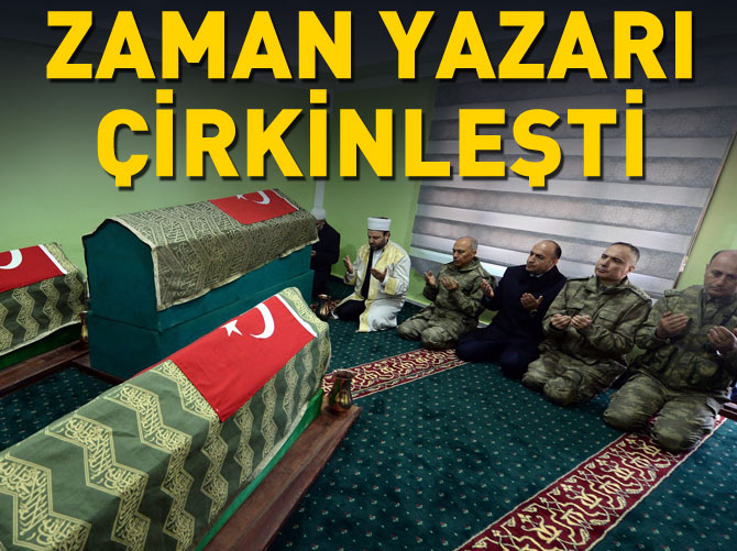 Zaman yazarı iyice çirkinleşti!