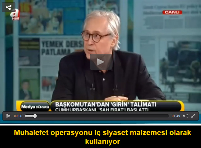 Muhalefet operasyonu siyaset malzeme olarak kullanıyor