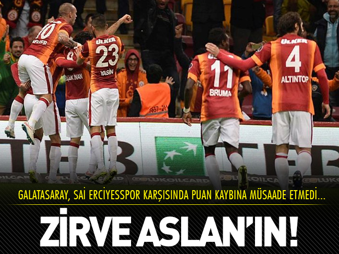 Galatasaray zirvedeki yerini korudu!