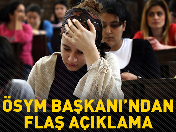 ÖSYM Başkanı: Üniversite giriş sistemini değiştirmek için çalışıyoruz