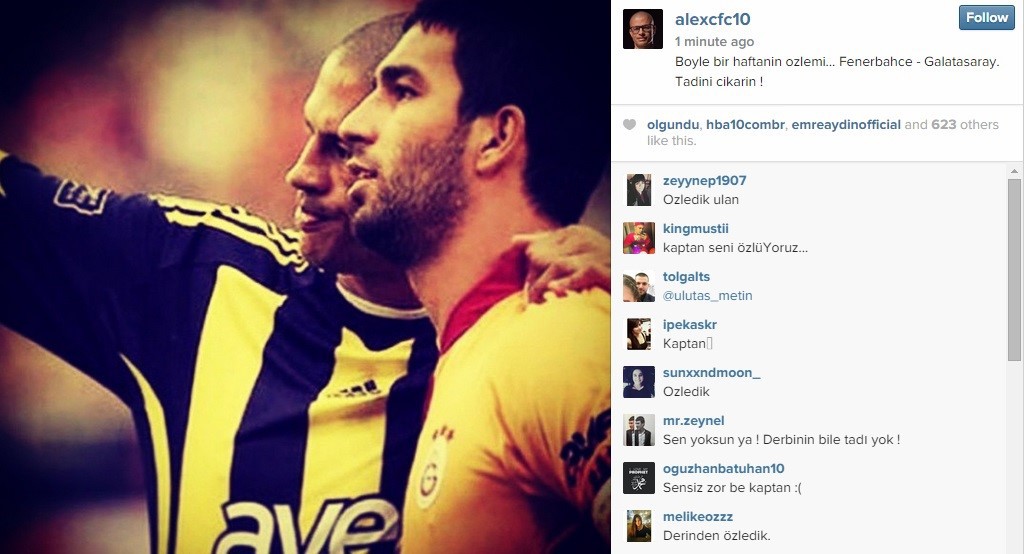 Alex'ten duygulandıran derbi mesajı - 1