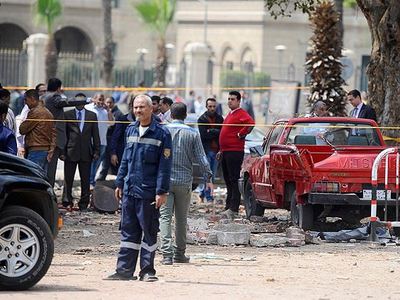 Kahire'de patlama: 1 ölü 9 yaralı