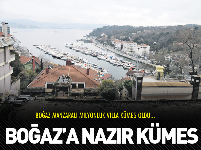 Boğaz manzaralı kümes