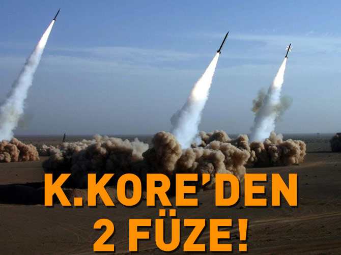 Kuzey Kore 'protesto' amacıyla iki füze fırlattı