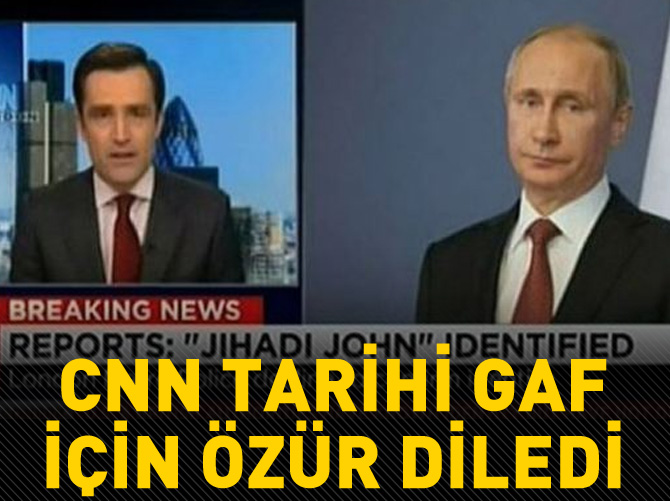 IŞİD militanı John yerine Putin’in fotoğrafını yayınlayan CNN’den özür