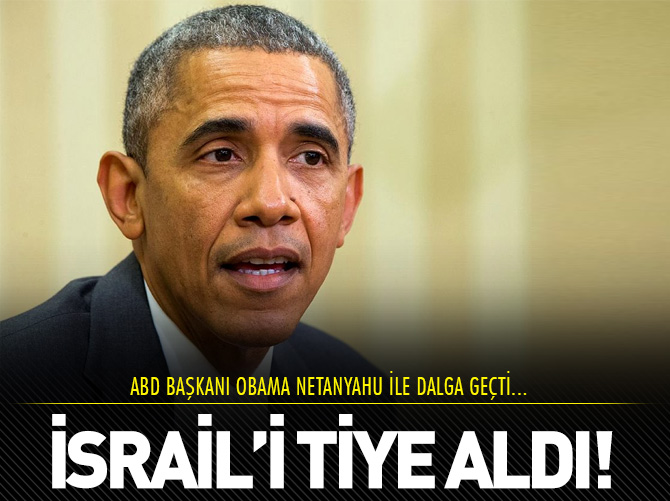 Netanyahu ile dalga geçti!