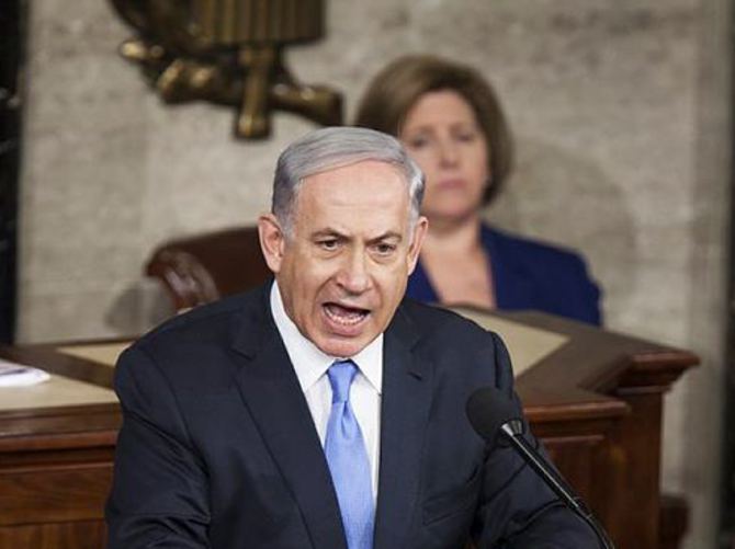 Netanyahu ABD'de protesto edildi