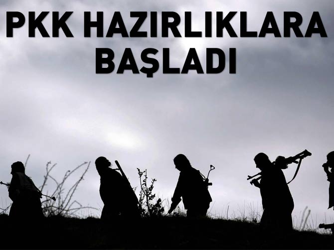 PKK hazırlıklara başladı