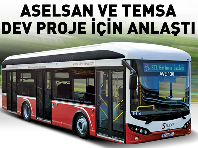 ASELSAN ve TEMSA yerli eletrikli otobüs için işbirliği yaptı