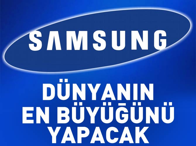 Samsung, dünyanın en büyük gemisini üretecek!