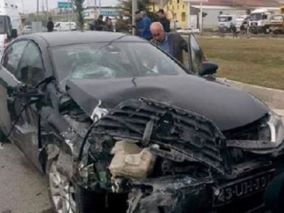 AK Parti Kütahya Milletvekili Kavuncu kaza geçirdi