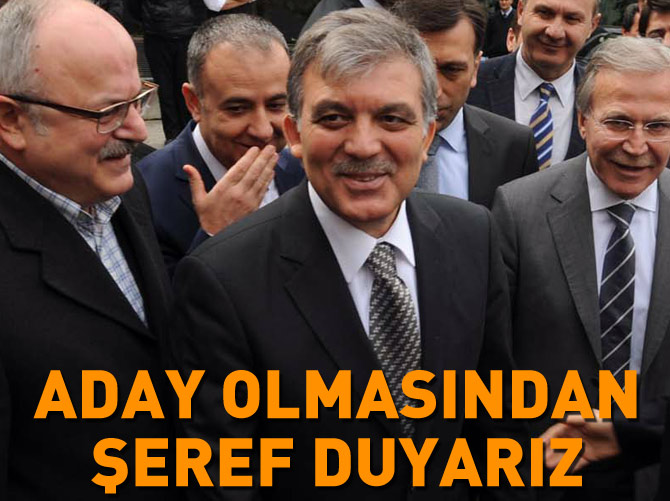 Hüseyin Çelik: Gül'ün aday olmasından ancak şeref duyarız