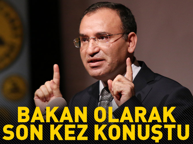 "Bugün bakan olarak son günüm"
