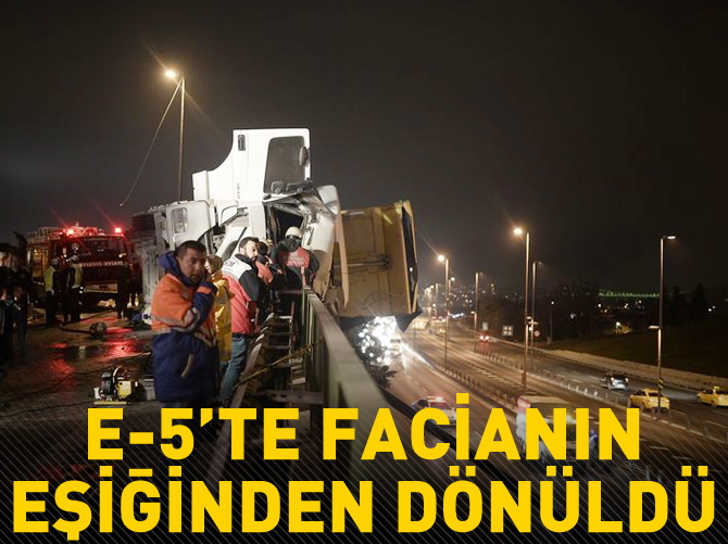 Üsküdar'da faciadan dönüldü