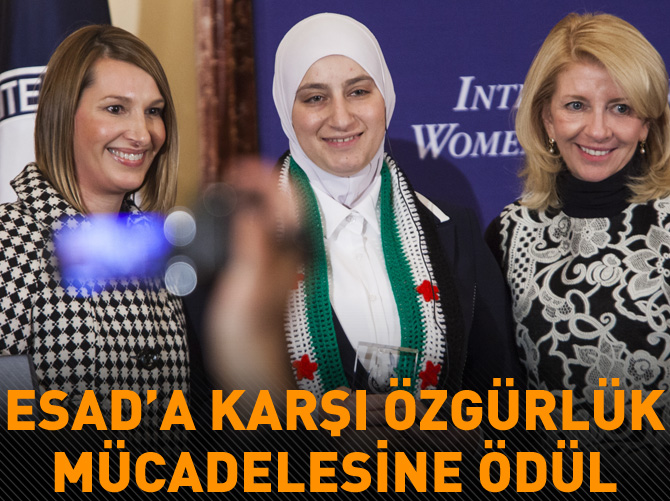 Esad'a karşı özgürlük mücadelesine ödül