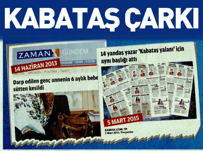 Zaman'da Kabataş çarkı!
