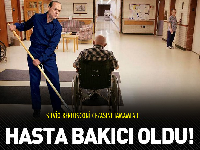 Silvio Berlusconi cezasını tamamladı!