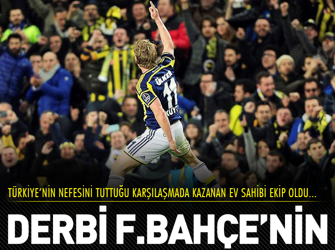 Derbide kazanan Fenerbahçe!