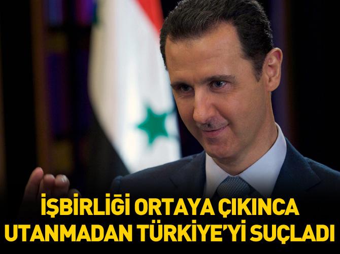 İşbirliği ortaya çıkınca utanmadan Türkiye'yi suçladı