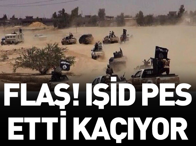 IŞİD Tikrit'ten 40 araçla kaçtı