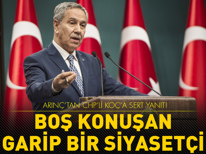 Bülent Arınç'tan Haluk Koç'a Hakan Fidan yanıtı