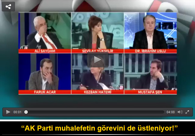 “AK Parti muhalefetin görevini de üstleniyor!”