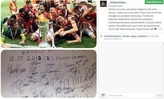 Melo’dan F.Bahçe’ye gönderme!