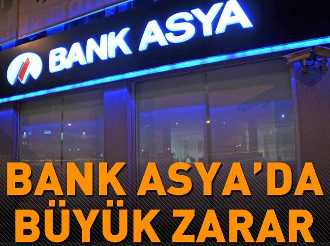 Bank Asya 876.9 milyon lira zarar etti