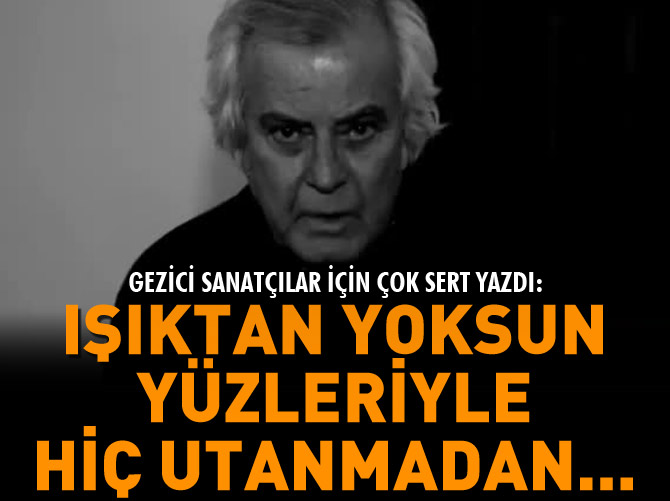 Gezici sanatçılara çok sert tepki
