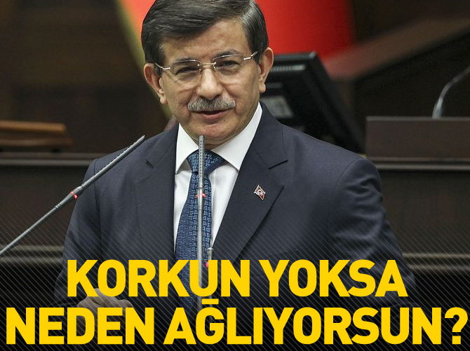 Korkun yoksa neden ağlıyorsun?