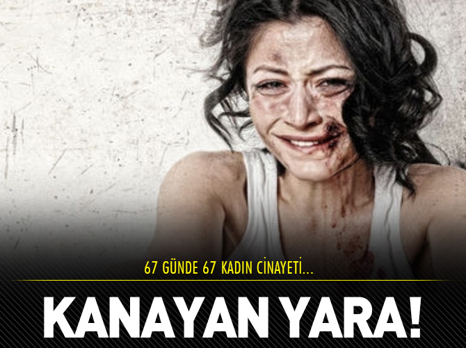 Türkiye'nin kanayan yarası kadına yönelik şiddet!