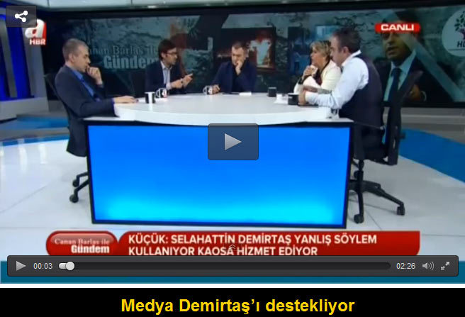 Kurtuluş Tayiz: Çözüm sürecine karşı çıkan medya Demirtaş’ı destekliyor