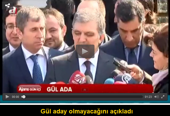 Abdullah Gül: Şu an aktif siyasetin içerisinde olmayacağım