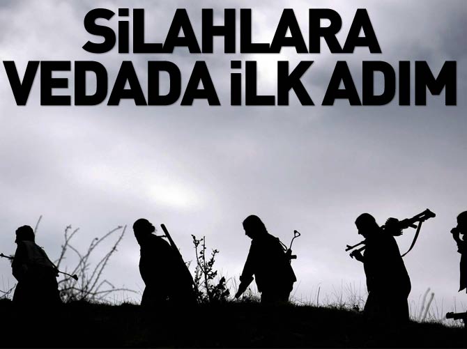 Silahlara vedada ilk adım