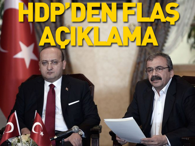 HDP'den flaş açıklama
