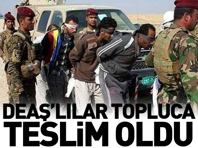 DEAŞ'lılar topluca teslim oldu
